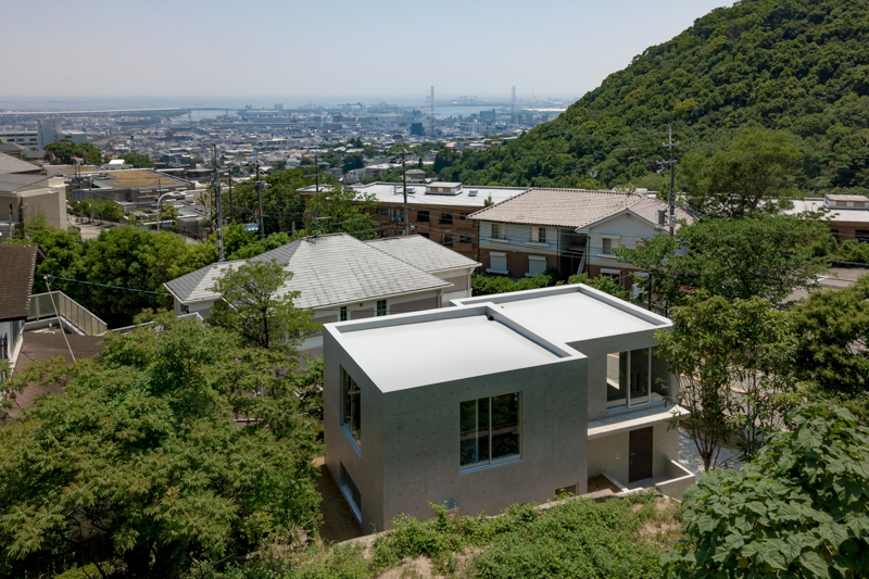 House in Ashiya, surroundings